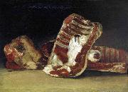 Francisco de Goya A Butchers Counter painting